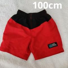 SURF BEACH 赤黒 水着 100cm男の子保育園
