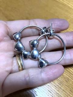 シルバー　SV ピアス　ハート