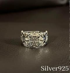 シルバー 925 クロス 厚め 重厚感 メキシカン ヴィンテージ