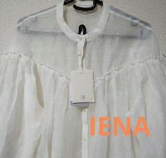 IENA B.リネン混シアーブラウス ホワイト - メルカリ