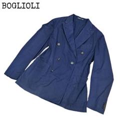 BOGLIOLI ボリオリ COAT コットン ブルー ガーメントダイ 48 m66745123905_1.jpg?1714562998