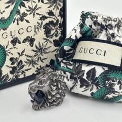 GUCCI グッチ ライオンベッド シルバーリング 指輪 サイズ7〜8号