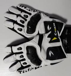 。taich 白 RST410 / バイク グローブ レザー 白 white