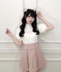 ꒰ 完売新品 ꒱ meltie ぽわぽわうさぎニット ホワイト