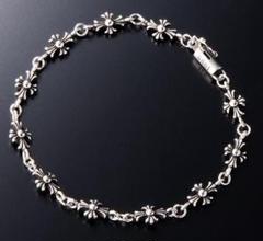 シルバー925 ブレスレット シルバー アクセサリー タイニー　クロス 44