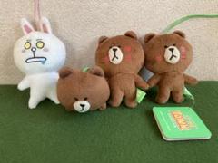 ラインフレンズコニーハグブラウン人形キーリング – LINE
