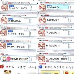 小学1年　算数　1学期　カラーテスト　啓林館　新学社　α アルファ