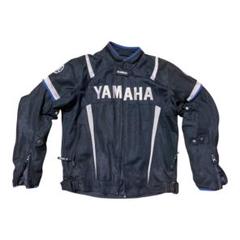 YAMAHA バイクジャケット ブラック×ブルー サイズM ロゴデザイン 楽天市場】yamaha ジャケット（バイクウェア・プロテクター