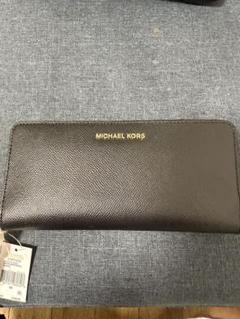 MICHAEL KORS ブラック レザー 長財布のサムネイル