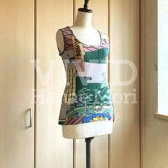 VIVID Hanae Mori vintage 浮世絵柄 タンクトップ 7 - メルカリ