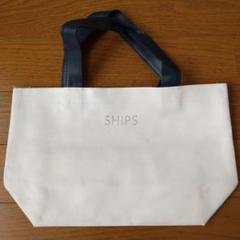 SHIPS ホワイトトートバッグのサムネイル