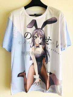 青春ブタ野郎はバニーガール先輩の夢を見ない Tシャツ ビッグシルエット 新品 L