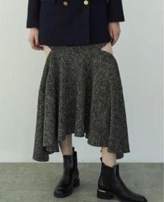 Side Open Tiered Skirt - ROSARYMOON OFFICIAL WEB STORE