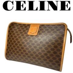 極美品！CELINE セリーヌ マカダム柄 トリオンフ クラッチバッグ CELINE - 新品 セリーヌ CELINE クラッチバッグ トリオンフ タン