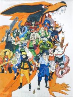 超安い Naruto 暁 うちはサスケ イタチ サソリ デイダラ 複製原画 版画 Kanat Mx