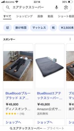 BlueBlood エアテックスリーパー/最終値下げとさせていただきます！