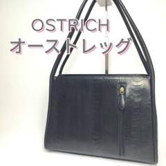 極美品　オーストレッグ　オーストリッチ　レザー　本革　バッグ　肩掛け