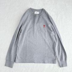 【美品】アレキサンドルマテュッシ　ロンT スウェット　胸元刺繍　ハート　グレー