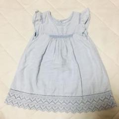 ベビーギャップ　チェニック　デニム　トップス　子供服　90 ワンピース　レース