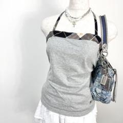 y2k✨️ BURBERRY BLUE LABEL ホルターネック トップス - メルカリ