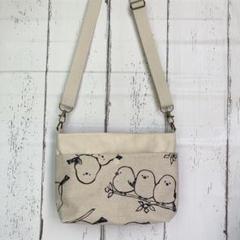 MARI❤ シマエナガあんみつ柄❤バッグ❤ハンドメイド MARI様専用❤ シマエナガあんみつ柄❤バッグ❤ハンドメイド