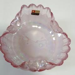 最終値下げ　ガラス水盤　花器　昭和レトロ　ヴィンテージ　ガラス 昭和レトロ マルテイガラス｜MULTI Glass ( 福岡県/ 工房；1939