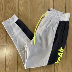NIKE AIR スウェットパンツ プリントロゴ 古着 グレー Mサイズ
