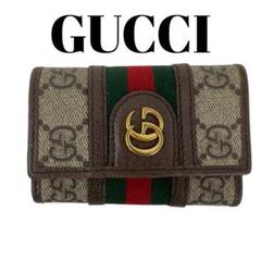 GUCCI 603732 GGスプリーム ６連 キーケース