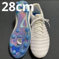 ナイキティエンポレジェンド7SG ACC 28cm NIKE ナイキ ティエンポ レジェンド Ⅶ FG(ブラック×グレー