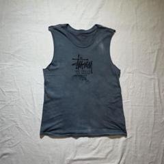 Y2K 00s stussy ステューシー　黒染め　Tシャツ　タンクトップ