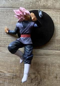 ドラゴンボール フィギュア ピンク髪 ゴクウブラック サイヤ人ロゼ?台座故障