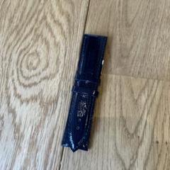 【未使用品】muta ムータ　ネイビー レザーベルト 24mm