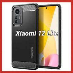 Xiaomi 12 Lite ケース カバー ソフト TPU 米軍 MIL 黒