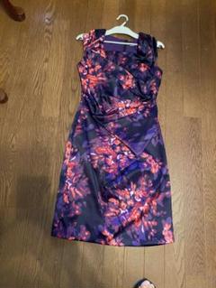 ☆新品☆ KAREN MILLEN ワンピース 長袖 バイアスボーダープリント