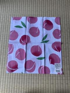 【新品未使用】手拭い　手ぬぐい　かまわぬ　桃のサムネイル