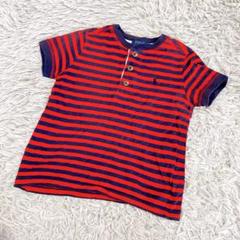POLO Ralph Lauren ポニー刺繍ボーダーカットソー　4T 110