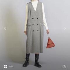 RAYA FRONT BUTTON DRESS ロングジレ