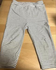 Cottoli ボーダー柄スパッツ 95cm