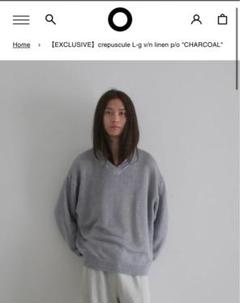 【1度のみ着用】crepuscule L-g v/n linen p/o 1度のみ着用】crepuscule L-g v/n linen p/o - メルカリ