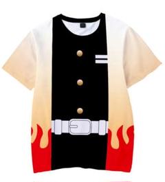 値下げ 鬼滅の刃 3D 半袖 Tシャツ 子供服も大人サイズも 【煉獄 杏寿郎】