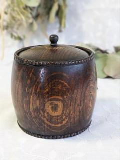 イギリス アンティーク オーク材 シガレットバレル 木製菓子容器1950年代 イギリス アンティーク オーク材 シガレットバレル 木製菓子容器