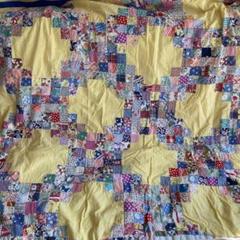 30sアンティークキルトのハーフケット　142cm×120cm 30sアンティークキルトのハーフケット 142cm×120cm - メルカリ
