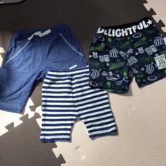 男の子ハーフパンツ80 3枚セット