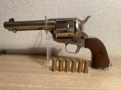 ⭕️★マルシン SAA シビリアン 22k 木製G付 SMG適合 未発火モデルガン マルシン] コルト SAA 22KGP 金属モデルガン 7・1/2インチ 前期