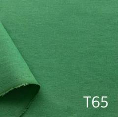 C421【セット割引商品】綿麻風コットン生地T65ジェードグリーン2M＋２M