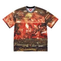 supreme サッカーシャツ　新品未使用　Mサイズ　ブルー　青 supreme Jacquard Soccer Jersey Tシャツ 青 L - メルカリ
