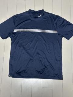 FILA ネイビー スポーツシャツ モックネック 大きめサイズ
