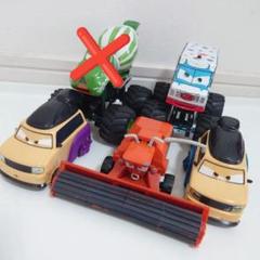 ■希少レア品■ カーズ モンスター お相撲 コンバイン 5台セット □希少レア品□ カーズ モンスター お相撲 コンバイン 5台セット
