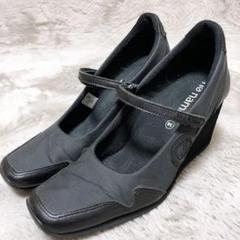【NONAME】ウェッジヒールパンプス　サンダル24㎝【未使用級】週末SALE中 id025c0_1.jpg