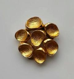 金 レトロ ヴィンテージ デザインブローチ アクセサリー